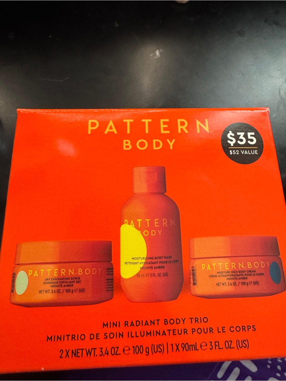 Pattern radiant trio